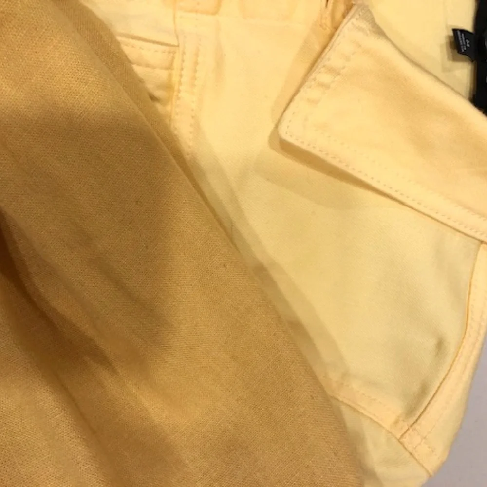Talbots trucker denim jacket yellow sz m - Picture 8 of 8